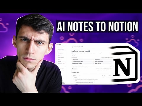 The BEST Free AI-Powered Notes Generator + Notion Integration