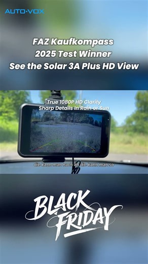 🏆 2025 Best Backup Camera? | AUTO-VOX Solar 3A Plus Wins Top Award #autovox #backupcamera