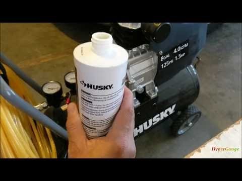 Air Compressor oil change tips