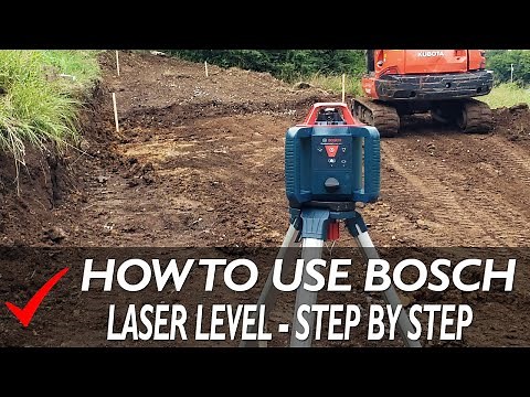 How to use Bosch Laser Level for Beginners - Step by Step