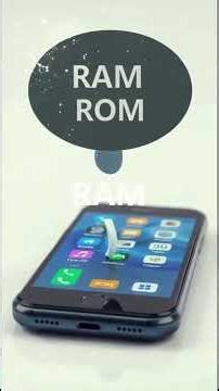 Visual: RAM vs ROM explained! 🤔 Which one matters more to YOU? 👇#techexplained #mobilephone #ram
