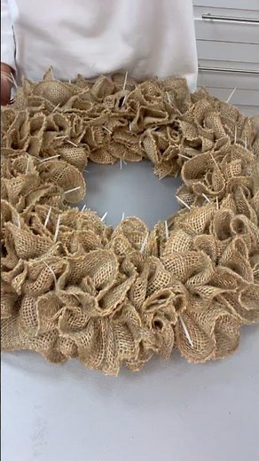 DIY Burlap Wreath