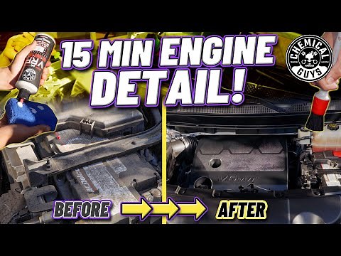 The Simplest & Fastest Way To DEEP CLEAN a Car Engine Bay!