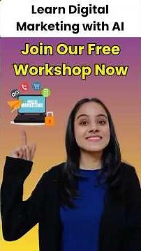 Join the Digital Marketing with AI Free Workshop – Boost Your Skills Today! | Register Now!