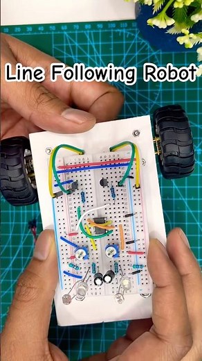 Line Following Robot without Microcontroller || DIY|| Engineering