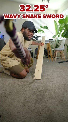 What’s the Sharpest Angle? 🔪 Sword Slicing Test