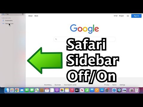 Safari for Mac: How to Hide Sidebar!