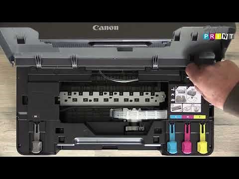 Preparing a Filled Canon G series Printer For Transportation