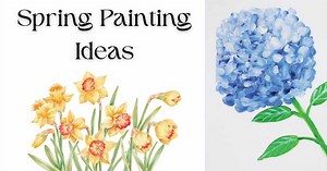 18 Easy Spring Painting Ideas For Kids | Acrylic Painting School