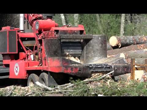 Log Loader loading Chipper