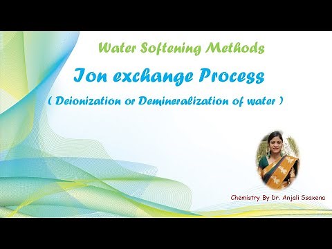Ion exchange resin method-Deionization or Demineralization process of water-By Dr. Anjali Ssaxena