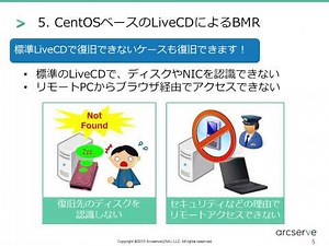セルフトレーニングビデオ: Arcserve UDP Linux 実践！運用のヒント後編