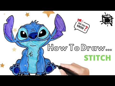 HOW TO DRAW STITCH EASY | lilo & stitch // step by step