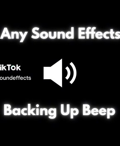 Any Sound Effects (@anysoundeffects) - Truck Backing Up Beep Sound Effect