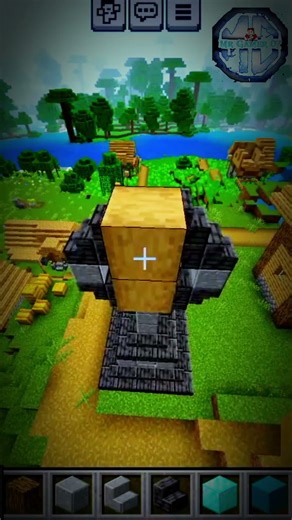 tutorial of picaxe monument part 2. #minecraft #minecraftgameplay #gaming