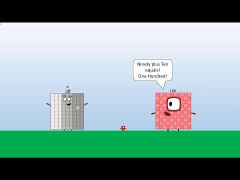 Numberblocks are counting to One hundred with Tens