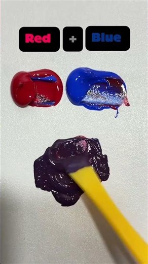 Magic Color Mix ✨ | Red + Blue = Deep Purple