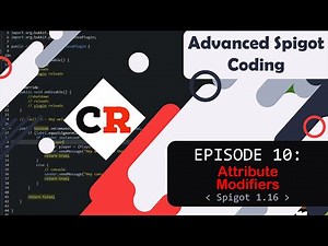 Advanced Spigot Coding | Attribute Modifier | (Ep. 10) Spigot 1.16