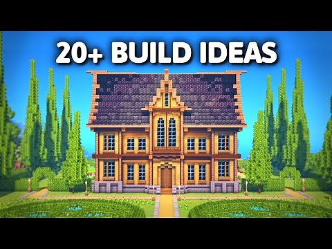 20+ Build Ideas for Your Minecraft Survival World!