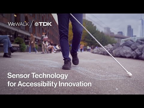TDK MEMS Sensors Enable Accessibility Innovation with WeWALK's AI-powered Smart Cane 2