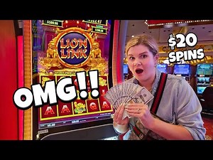 Ruby Slots Goes Crazy on the Lion Link Slot Machine in Las Vegas!