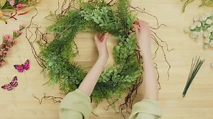 Welcome home springtime with a beautiful new wreath! In this step-by-step video, we’re showing you how to create four beginner-friendly wreaths that will make any entryway bloom. https://bit.ly/3YeCAJm | Hobby Lobby