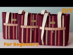 Daily Tote Bag DIY | Beginner Friendly Sewing Tutorial | Perfect for Gifts & Selling