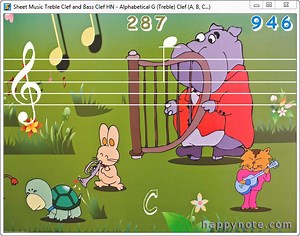 Read Music fast with Sheet Music Treble Clef and Bass Clef