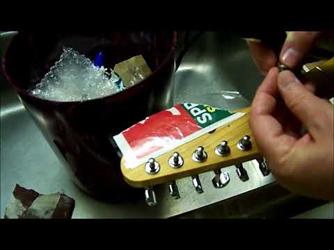 Installing A Guitar String Tree Retainer
