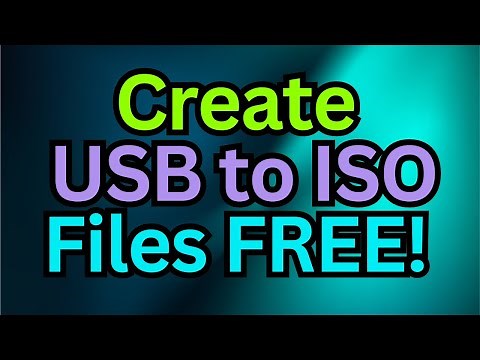 Create an ISO File from Bootable USB/DVD/CD | Easy Guide