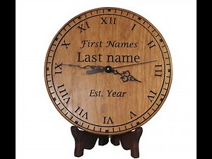 DIY Custom Classic Clock - New CNC Project - Plans Available