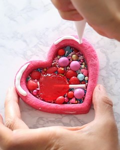 Your Valentine is SHAKING knowing these candy-filled shaker cookies exist 💘 That isomalt window technique takes SKILL, The Purple Cupcake! | Food Network