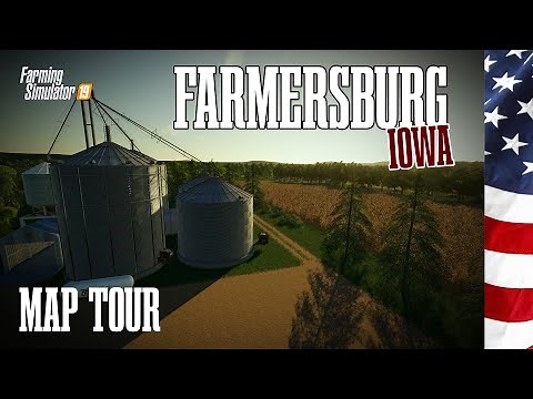 The Best Small US Map? - Farmersburg, Iowa - Map Tour - Farming Simulator 19