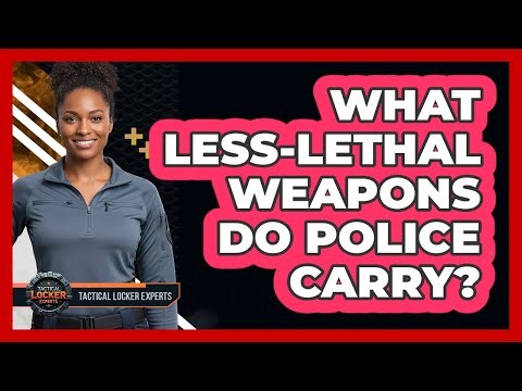 What Less-Lethal Weapons Do Police Carry?