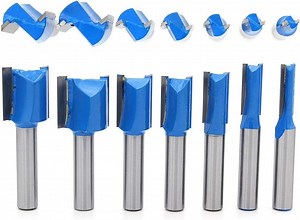 Core Box Router Bit Set, 7 Pieces, 8mm Shank Diameter, Grain Carbide Alloy Blades For Long Lasting Sharpness, Professional Woodworking Projects, CNC And Handheld Routers Compatible - Walmart.ca
