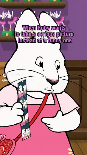 It’s Ruby’s world and we are just living in it 🐰🐰 #MaxAndRuby