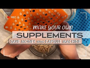 CAPSULE MACHINE: Make any herb/ supplement into a pill! [EASY TUTORIAL]