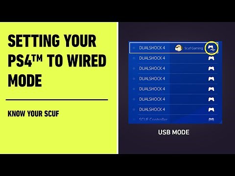 SCUF Controllers: USB Mode on PS4™ | Know Your SCUF