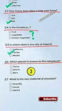 General Knowledge Quiz Questions to Test Your Brain | Fun Trivia Challenge 2026