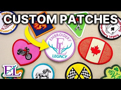 How to EASILY Make Patches with Machine Embroidery!
