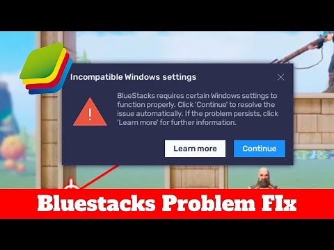 Incompatible Windows Settings Bluestacks Problem Fix | Bluestacks 5 | Windows 11 | Bluestacks X