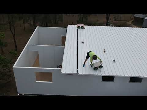 Structural Insulated Roof Panel Install