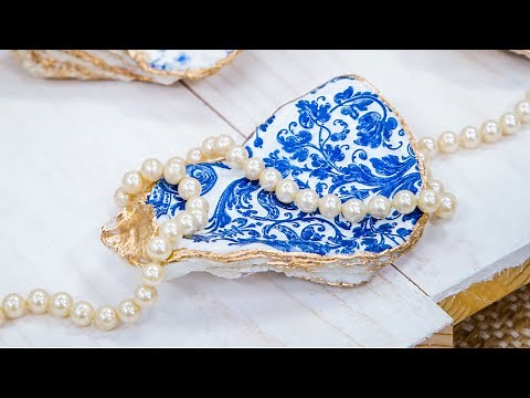 DIY Oyster Shell Jewelry Tray - Home & Family