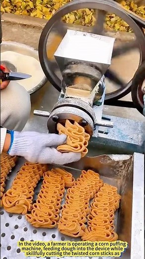 From Corn to Crunch: Watch This Amazing Snack-Making Machine in Action!
