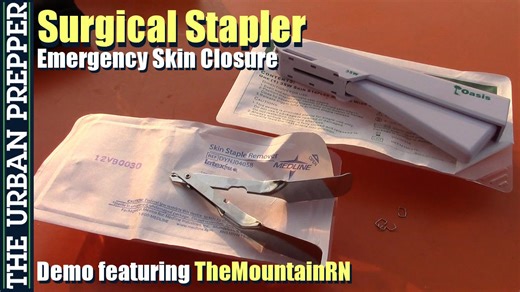Surgical stapler explained for emergency skin closure