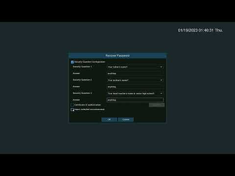 Initial Setup for a Cortex Medallion Series Recorder