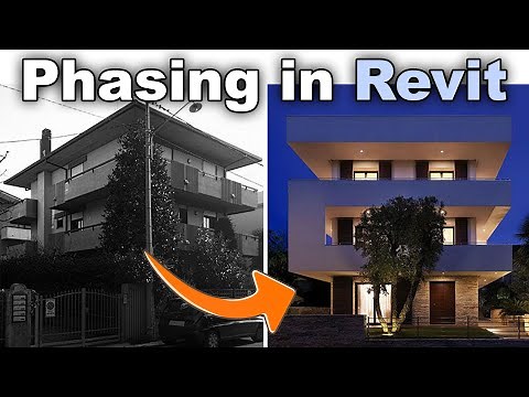 Revit Phasing - Renovation Project in Revit Tutorial