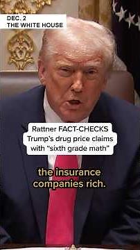 Rattner FACT-CHECKS Trump's drug price claims with 'sixth grade math'