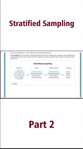 Stratified Sampling part 2 | Example of Stratified Random Sampling