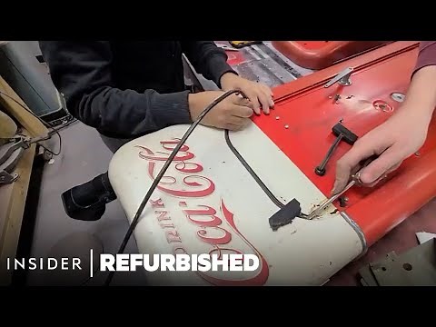 How An $8,000 Vintage Coca-Cola Vending Machine Is Restored | Refurbished | Insider
